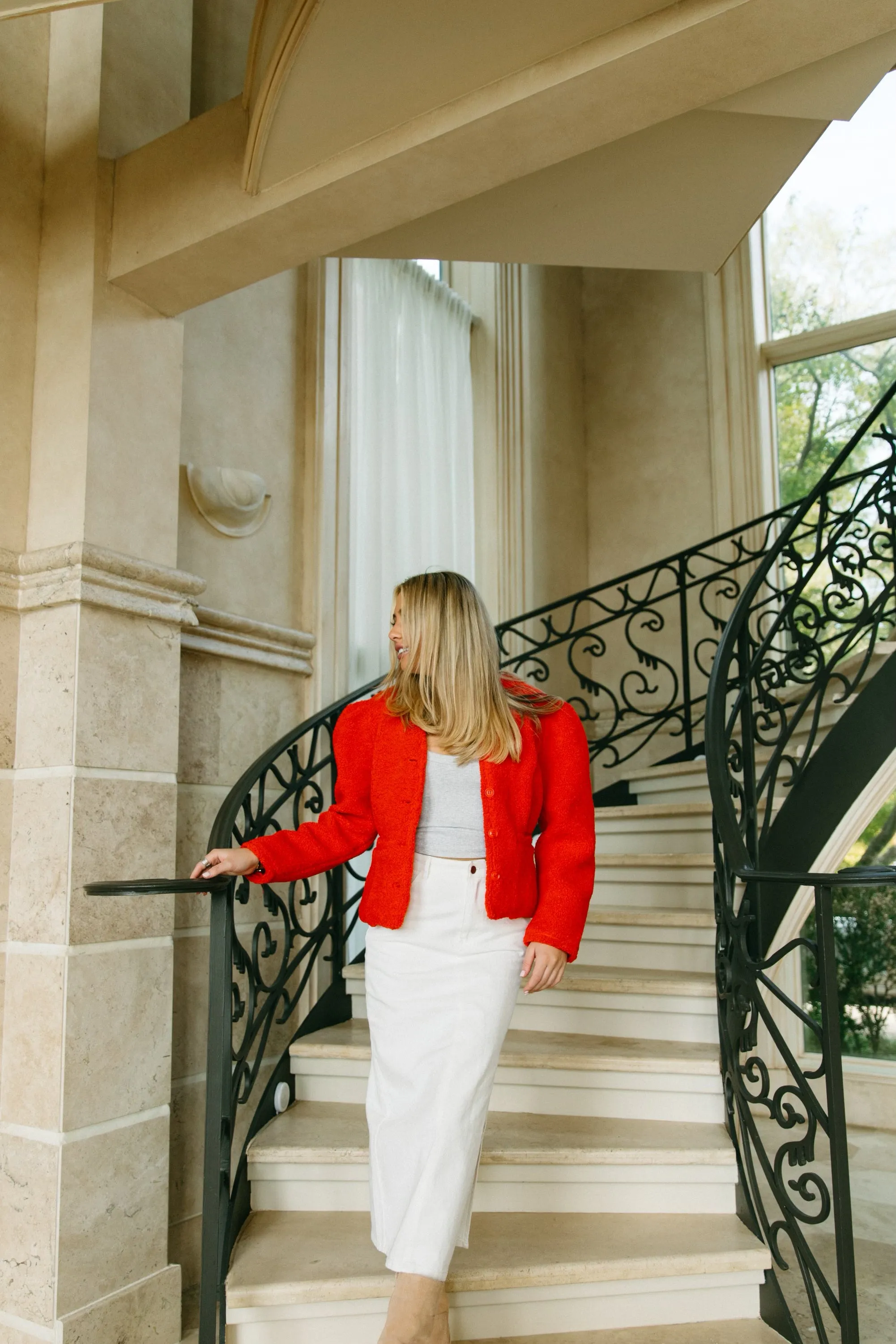 The Moment Jacket - Red