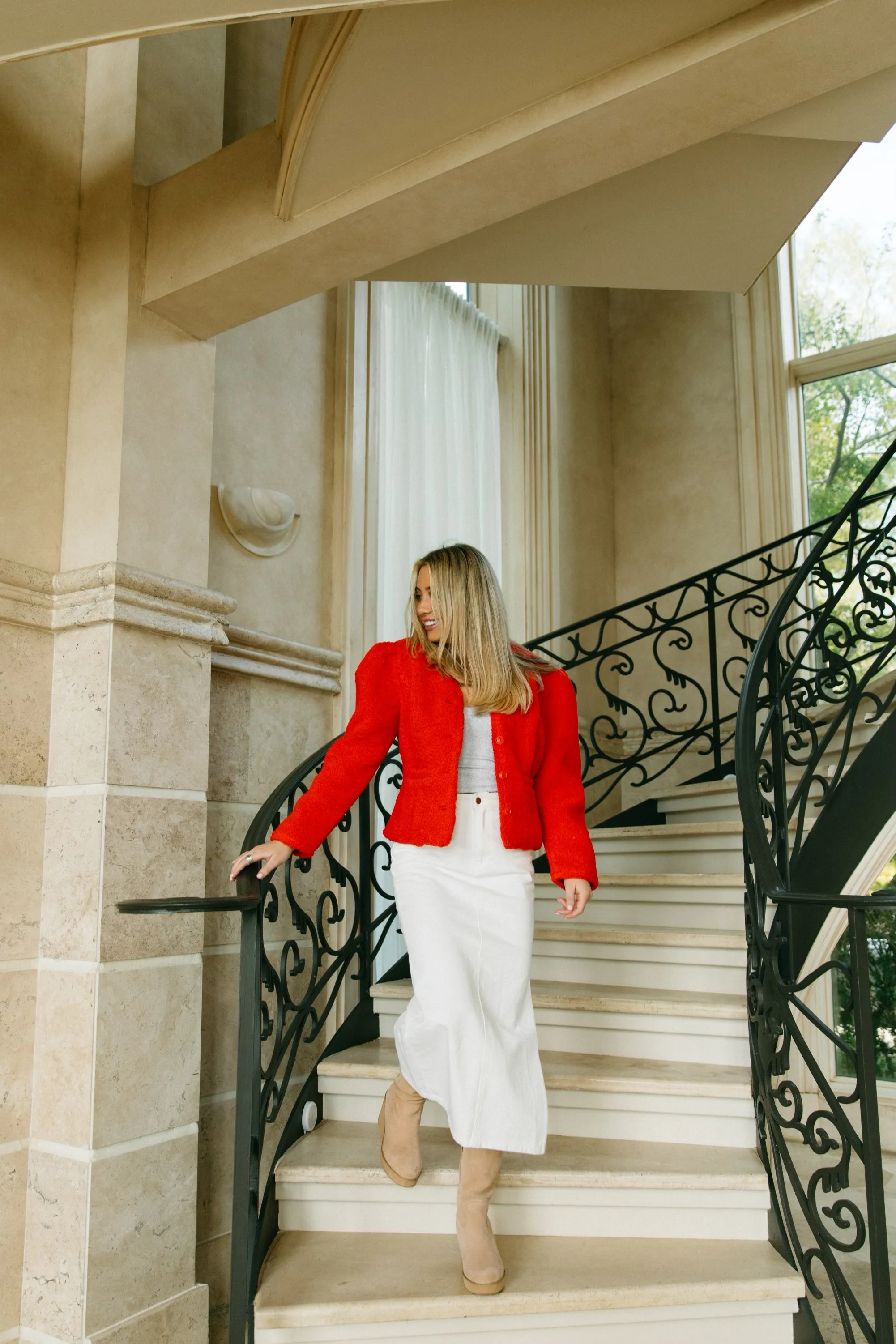 The Moment Jacket - Red