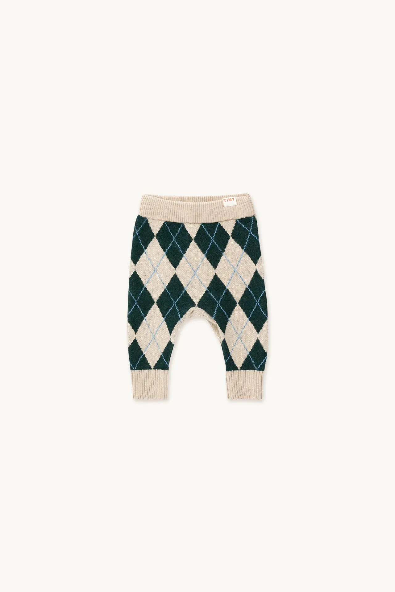 Tinycottons Petrol Green Diamond Cardigan Set