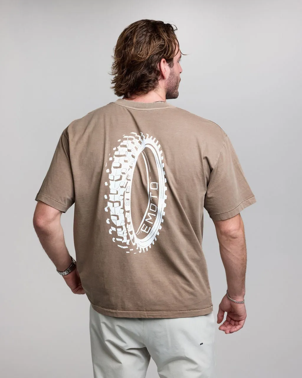 Tire Tee - Brown