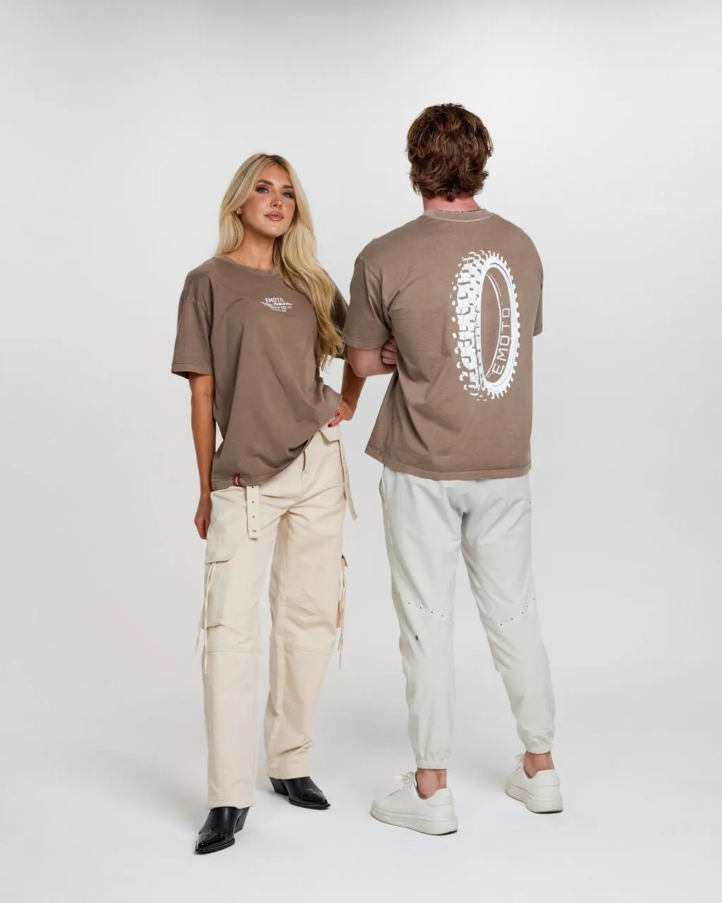 Tire Tee - Brown