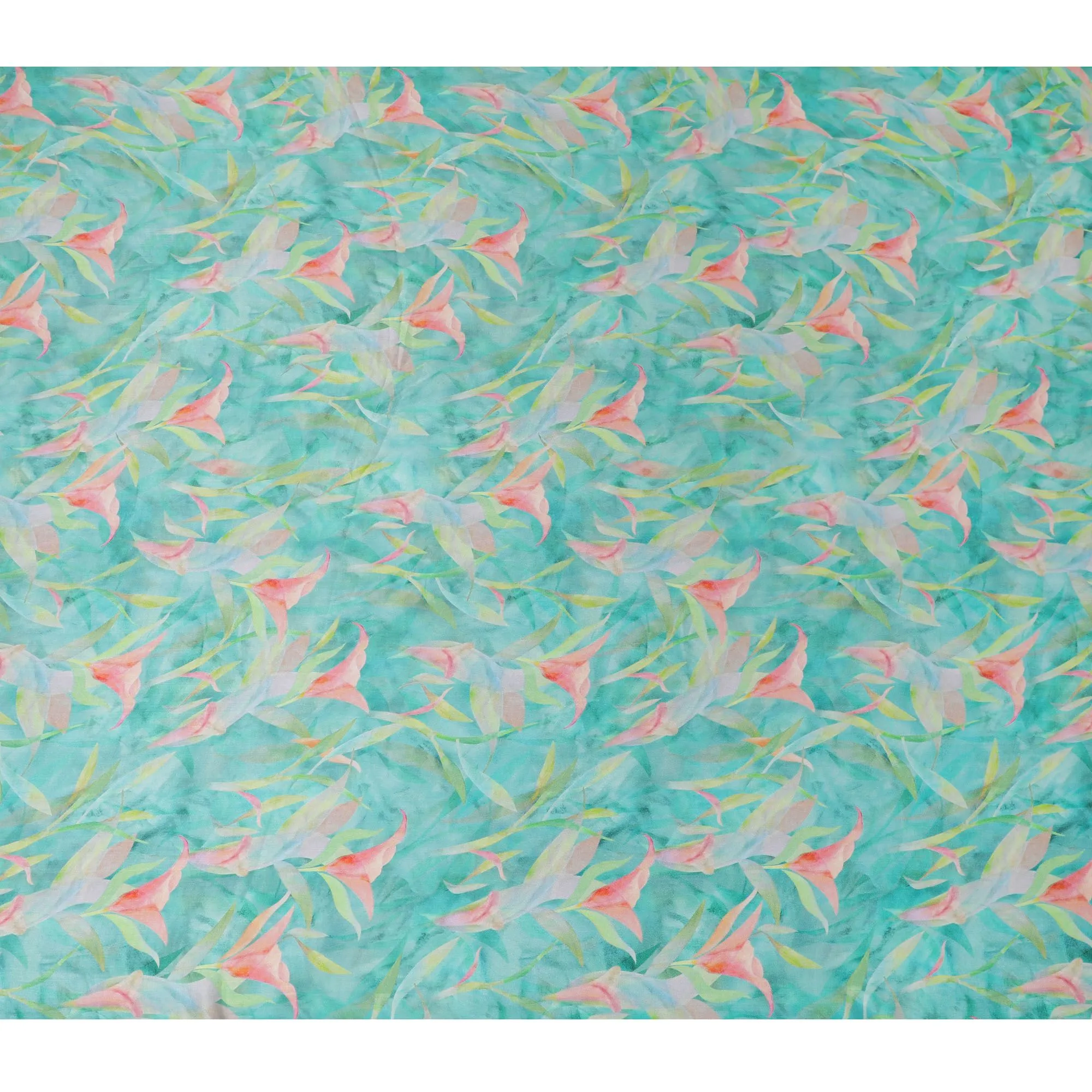 Tropical Whisper Viscose Crepe Fabric - 110cm Wide - Airy and Elegant - Buy Online-D18220