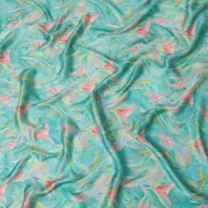 Tropical Whisper Viscose Crepe Fabric - 110cm Wide - Airy and Elegant - Buy Online-D18220