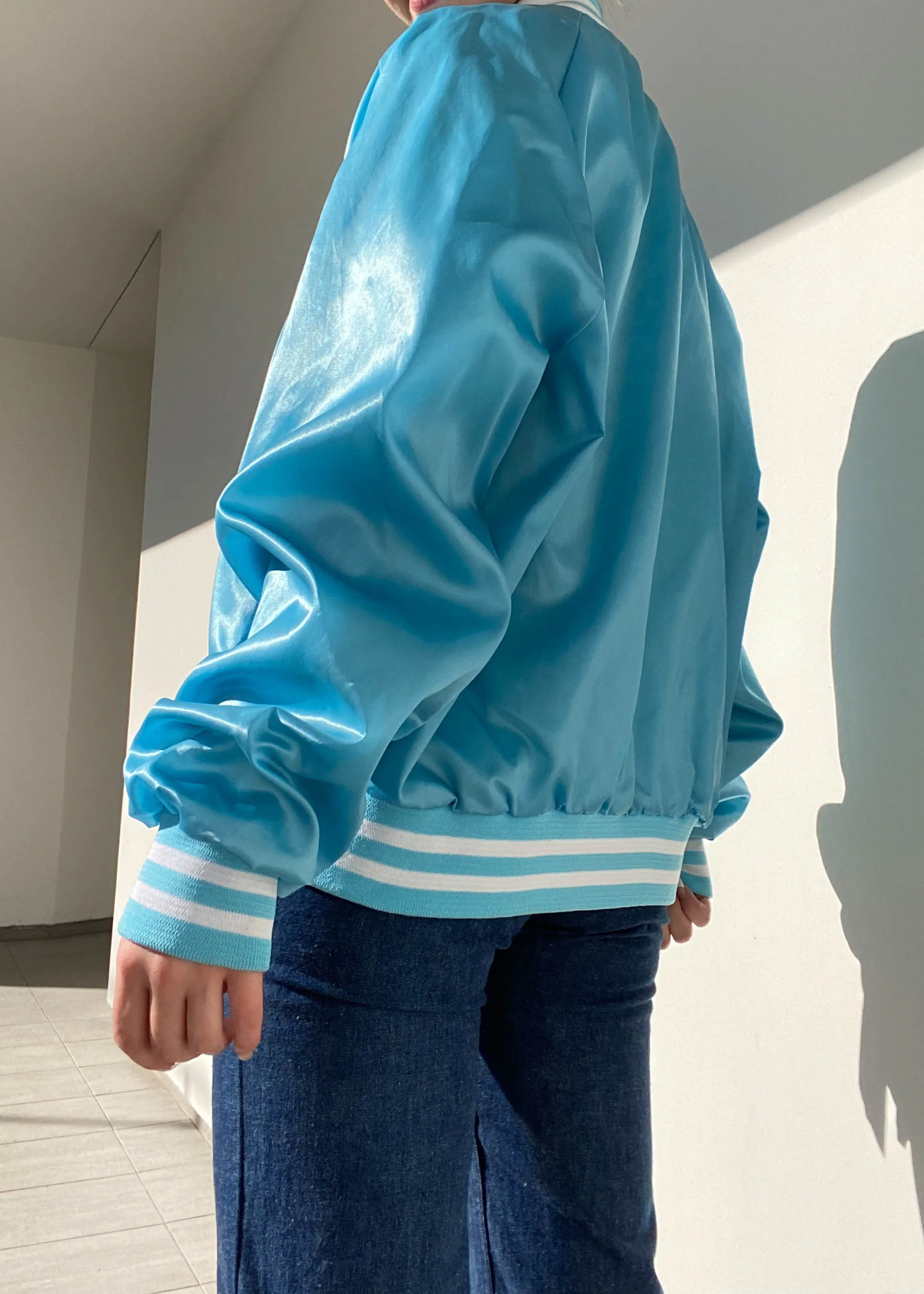 Turquoise Racing Bomber (L)