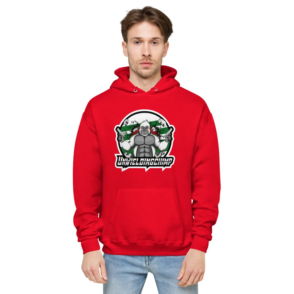 Unweilding_Chimp Unisex Hanes fleece hoodie