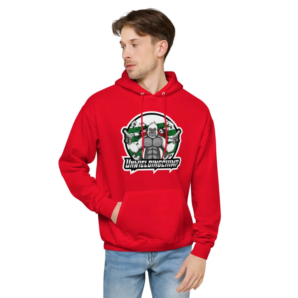 Unweilding_Chimp Unisex Hanes fleece hoodie