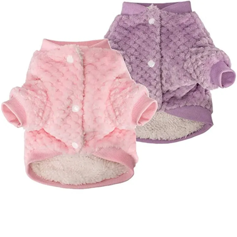 Warm Fur Soft Pet Clothes for Puppy Dog Shirt Vest Coat