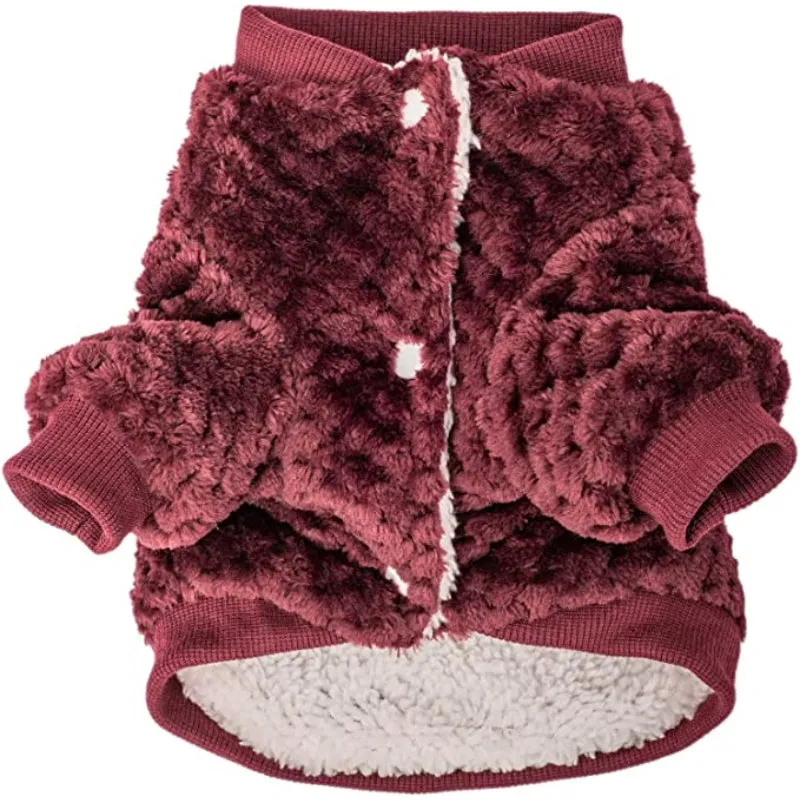 Warm Fur Soft Pet Clothes for Puppy Dog Shirt Vest Coat