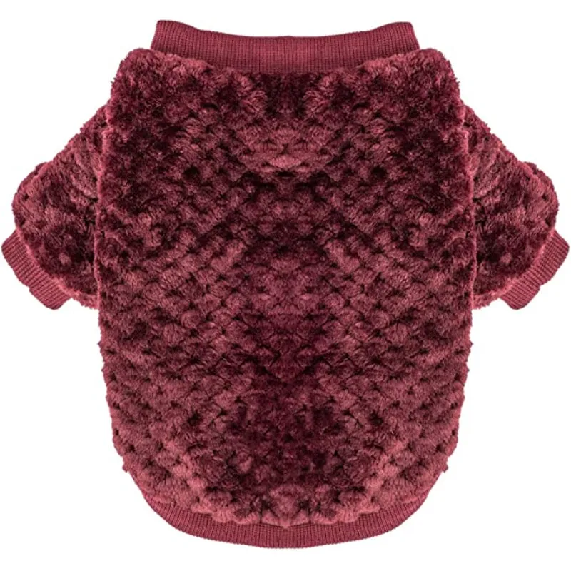 Warm Fur Soft Pet Clothes for Puppy Dog Shirt Vest Coat