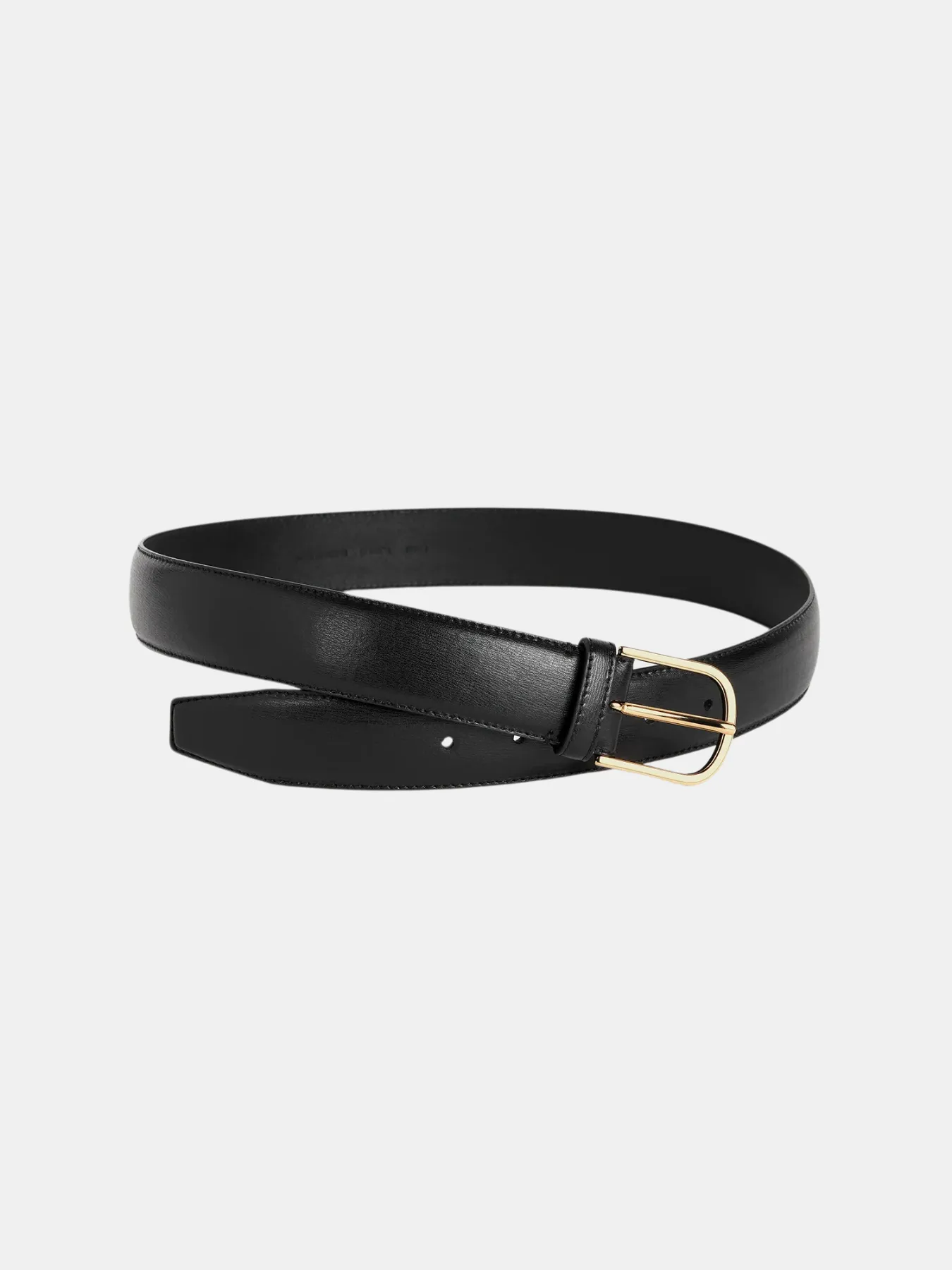 Wide Trouser Belt - Black