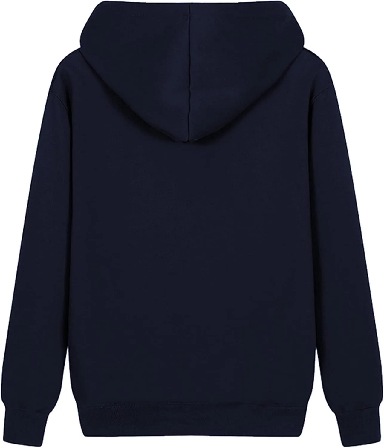 Women’s Cozy Sherpa Lined Hoodie Sweatshirt – Adjustable Drawstring Hood, Kangaroo Pocket, Long Sleeves for Fall & Winter Comfort