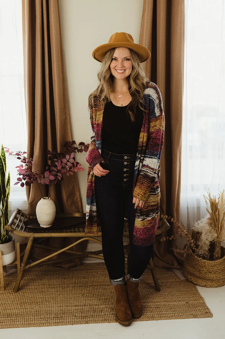 Wool Multi Cardi