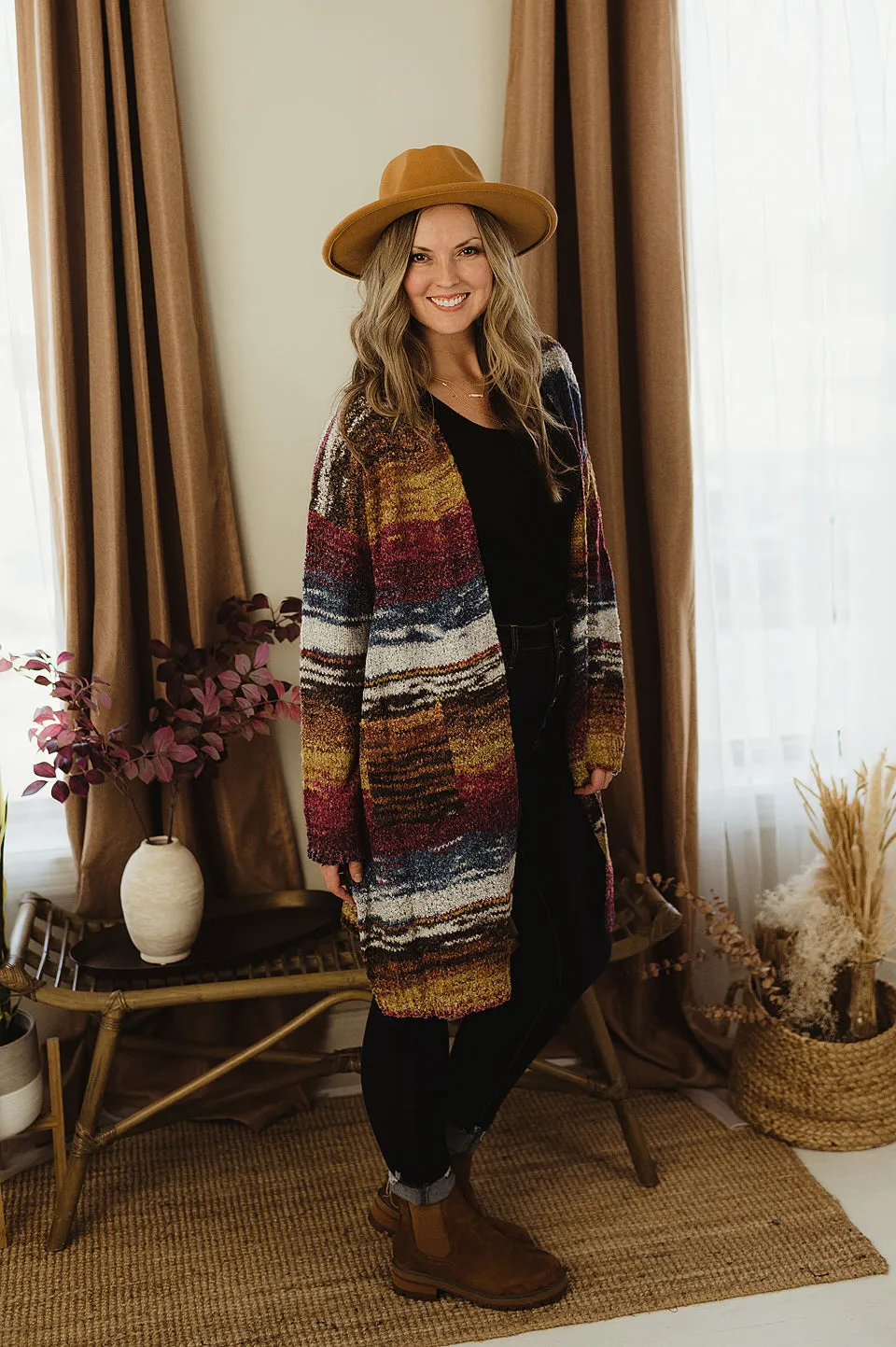 Wool Multi Cardi